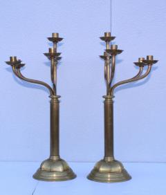  Gorham Manufacturing Co Gorham Solid Brass Antique Candlesticks - 1791873
