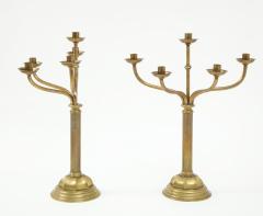  Gorham Manufacturing Co Gorham Solid Brass Antique Candlesticks - 1867158