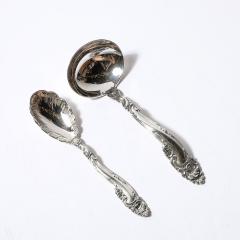  Gorham Manufacturing Co Gorham Sterling Decor Pattern Flatware Service for 12 With Serving Pieces - 3819503