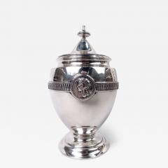  Gorham Manufacturing Co Gorham Sterling Silver Tea Caddy in Classical Medallion Pattern - 3987543