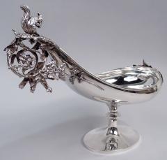  Gorham Manufacturing Co Gorham Victorian Classical Sterling Silver Squirrel Centerpiece Bowl - 4353197