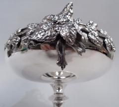  Gorham Manufacturing Co Gorham Victorian Classical Sterling Silver Squirrel Centerpiece Bowl - 4353222
