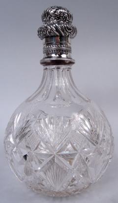  Gorham Manufacturing Co Gorham Victorian Sterling Silver Brilliant Cut Glass Decanter 1892 - 4190250