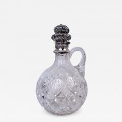 Gorham Manufacturing Co Gorham Victorian Sterling Silver Brilliant Cut Glass Decanter 1892 - 4192400