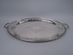  Gorham Manufacturing Co Large Antique Gorham Maintenon Sterling Silver Tray 1923 - 3765040