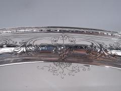  Gorham Manufacturing Co Large Antique Gorham Maintenon Sterling Silver Tray 1923 - 3765043