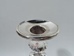  Gorham Manufacturing Co Pair of American Edwardian Sterling Silver Candlesticks by Gorham - 3750318