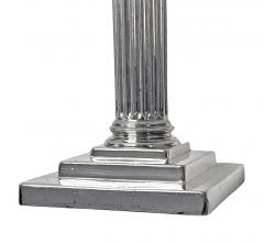  Gorham Manufacturing Co Pair of Antique Gorham Sterling Silver Column Candlesticks 1912 - 4515461