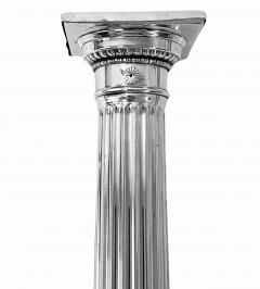  Gorham Manufacturing Co Pair of Antique Gorham Sterling Silver Column Candlesticks 1912 - 4515462