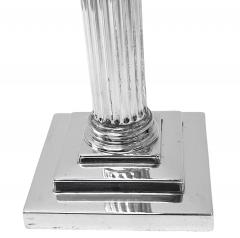  Gorham Manufacturing Co Pair of Antique Gorham Sterling Silver Column Candlesticks 1912 - 4515468