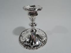  Gorham Manufacturing Co Pair of Gorham Chantilly Duchess Sterling Silver 3 Light Candelabra - 3750494