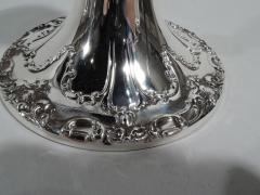  Gorham Manufacturing Co Pair of Gorham Chantilly Duchess Sterling Silver 3 Light Candelabra - 3750503