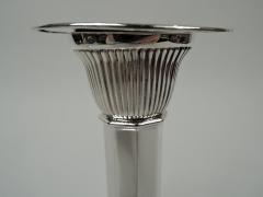  Gorham Manufacturing Co Pair of Gorham Edwardian Modern Classical Sterling Silver Candlesticks - 3757988