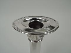 Gorham Manufacturing Co Pair of Gorham Edwardian Modern Classical Sterling Silver Candlesticks - 3757989