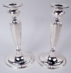  Gorham Manufacturing Co Pair of Gorham Neoclassical Sterling Silver Candlesticks 1929 - 4537247