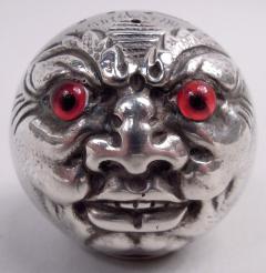  Gorham Manufacturing Co Pair of Gorham Novelty Man in the Moon Salt and Pepper Shakers 1881 - 4337274