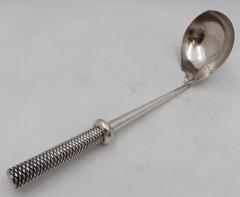  Gorham Manufacturing Co Rare Gorham Sterling Silver Monumental 14 19th Century Soup Punch Ladle - 3254948