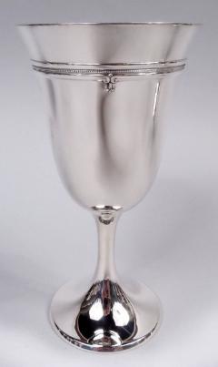  Gorham Manufacturing Co Set of 12 Antique Gorham King Albert Sterling Silver Goblets - 3832040