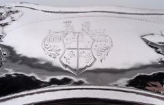  Gorham Manufacturing Co Set of 12 Gorham Edwardian Art Nouveau Martel Silver Dinner Plates - 4337286