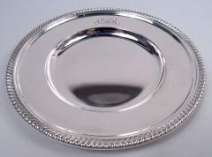  Gorham Manufacturing Co Set of 12 Gorham Kensington Sterling Silver Bread Butter Plates - 4338709