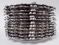  Gorham Manufacturing Co Set of 12 Gorham Victorian Classical Bread Butter Plates 1899 1901 - 4239482