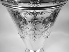  Gorham Manufacturing Co Sumptuous Gorham Edwardian Classical Sterling Silver 27 Inch Vase - 4424819