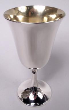  Gorham Manufacturing Co Twelve Gorham Sterling Silver Goblets in Desirable 272 Puritan Pattern - 4059200