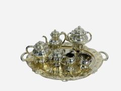  Gorham Manufacturing Co Very rare coffee and tea service In solid silver by A Gorham Art Nouveau  - 4570979