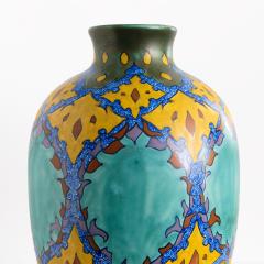  Gouda LARGE Ceramic VIRGINIA VASE GOUDA HOLLAND 1920s - 2287017