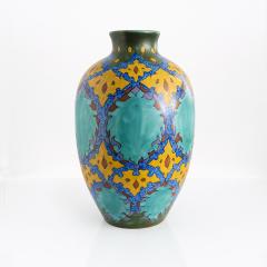  Gouda LARGE Ceramic VIRGINIA VASE GOUDA HOLLAND 1920s - 2287019