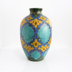  Gouda LARGE Ceramic VIRGINIA VASE GOUDA HOLLAND 1920s - 2287022