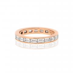  Graff GRAFF 18K ROSE GOLD BAGUETTE DIAMOND ETERNITY ETERNITY BAND - 3081603