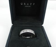  Graff GRAFF PLATINUM 14 30 CARATS PRINCESS CUT DIAMOND ETERNITY BAND - 1828807