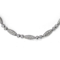  Graff Graff 18K White Gold 15 75cttw Diamond Necklace - 4013751