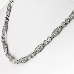  Graff Graff 18K White Gold 15 75cttw Diamond Necklace - 4013776