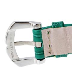  Graff Graff 18K White Gold Butterfly Green Emerald Limited Edition 32mm Dial Watch - 4612275