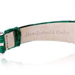  Graff Graff 18K White Gold Butterfly Green Emerald Limited Edition 32mm Dial Watch - 4612276