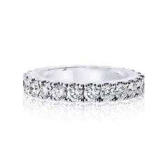  Graff Graff Platinum 2 00cttw Round Diamond 3 5mm Wide Eternity Band - 4512212