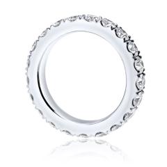  Graff Graff Platinum Round Diamond 3 1mm Wide 2 00cttw Eternity Band - 4511108
