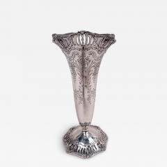 Graff Graff Washbourne Dunn Edwardian Regency Sterling Silver Vase - 4120231