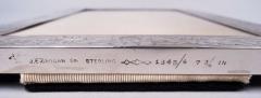  Graff Washbourne Dunn Graff Washbourne Dunn Art Nouveau Sterling Silver Picture Frame - 4206223