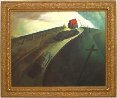  Grant Wood Painting Death On Ridge Road - 3199584