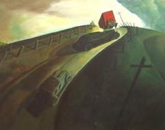  Grant Wood Painting Death On Ridge Road - 3206504