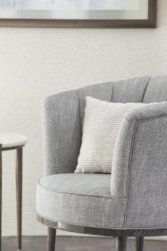  Greenapple Art Deco Lisboa Lounge Chair Grey Velvet Handmade in Portugal by Greenapple - 3497904