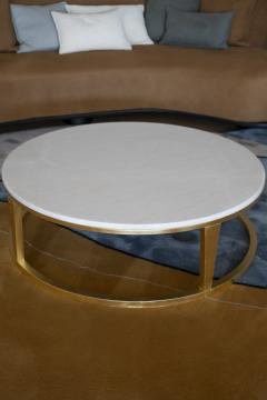  Greenapple Art Deco Rubi Coffee Table Calacatta Marble Gold Handmade Portugal Greenapple - 3605727