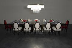  Greenapple Art Deco Style Fontaine Dining Table Macassar Ebony Handmade Portugal Greenapple - 3562429