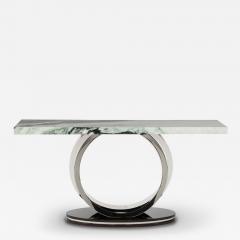  Greenapple Art Deco Turim Console Table Stainless Steel Marble Handmade Portugal Greenapple - 3494475