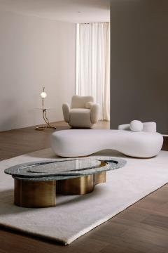  Greenapple Benagil Marble Coffee Table Verde Antigua Marble Handmade by Greenapple - 4316449