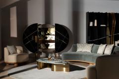  Greenapple Benagil Marble Coffee Table Verde Antigua Marble Handmade by Greenapple - 4316450