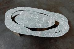  Greenapple Benagil Marble Coffee Table Verde Antigua Marble Handmade by Greenapple - 4316452